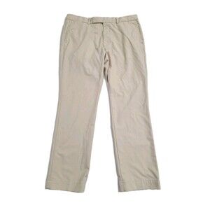 Polo Ralph Lauren RLX Men's 35x30 Khaki Drifit Chinos Dress Tech Flat Front